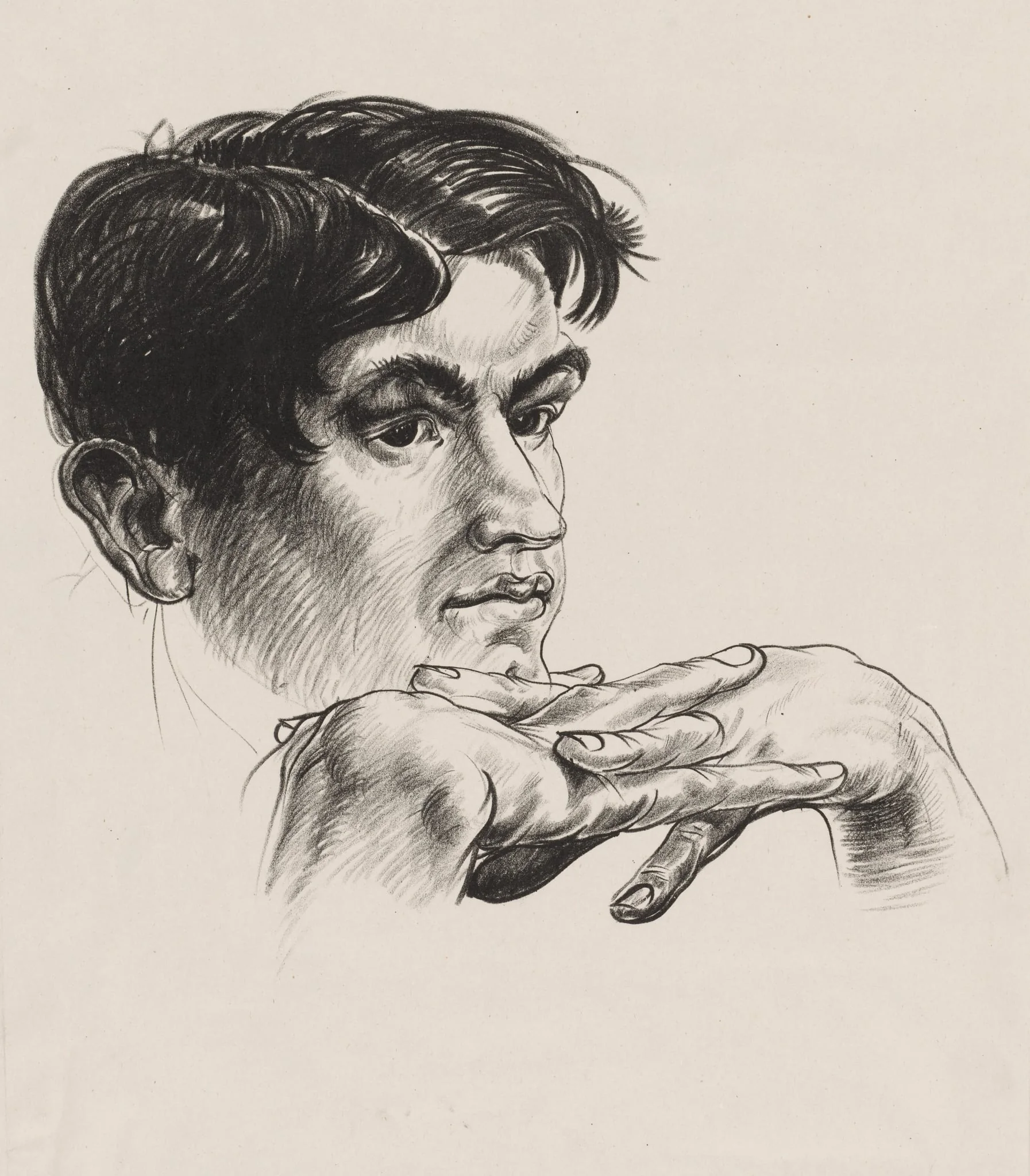 Man's Head, by Paul B. Travis, 1926