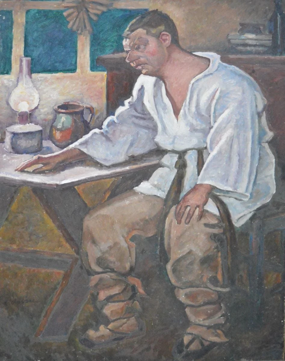 Iancu Brezeanu (actorul în rolul Ion din Năpasta, I.L. Caragiale), by Camil Ressu, unspecified