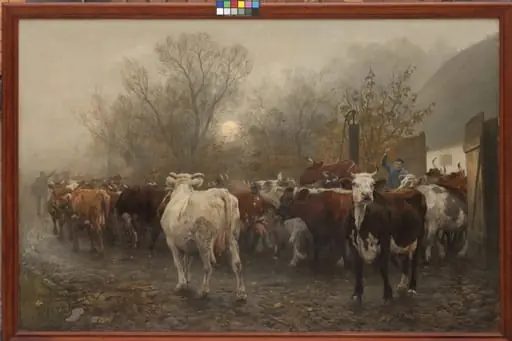 Driving Cows out of the Cowhouse