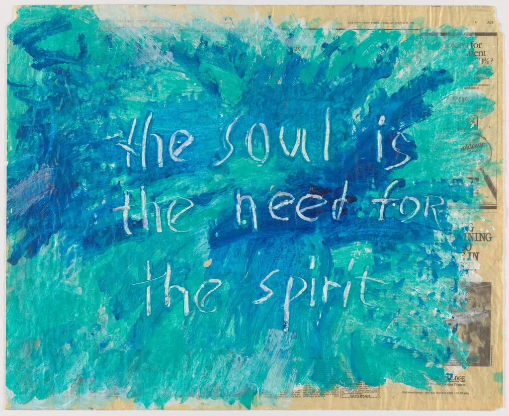 Untitled, by Paul Thek, acrylic, 1988