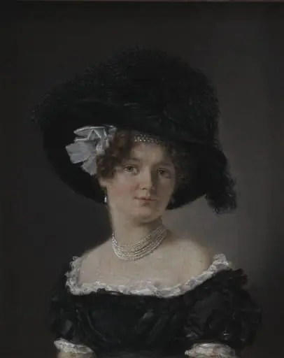 Mathilde Theresia von Irgens-Bergh, née Holsten, the Wife of Mathias Friis von Irgens-Bergh