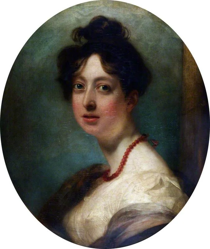 Miss Anne Harlow, Sister of the Painter, by George Henry Harlow, oil, 1813