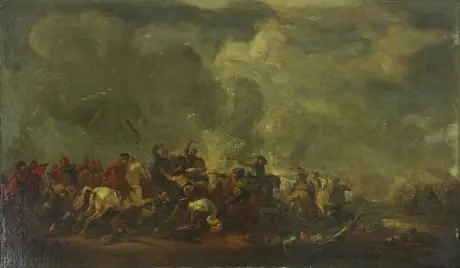 Poles in the battle against the Swedes