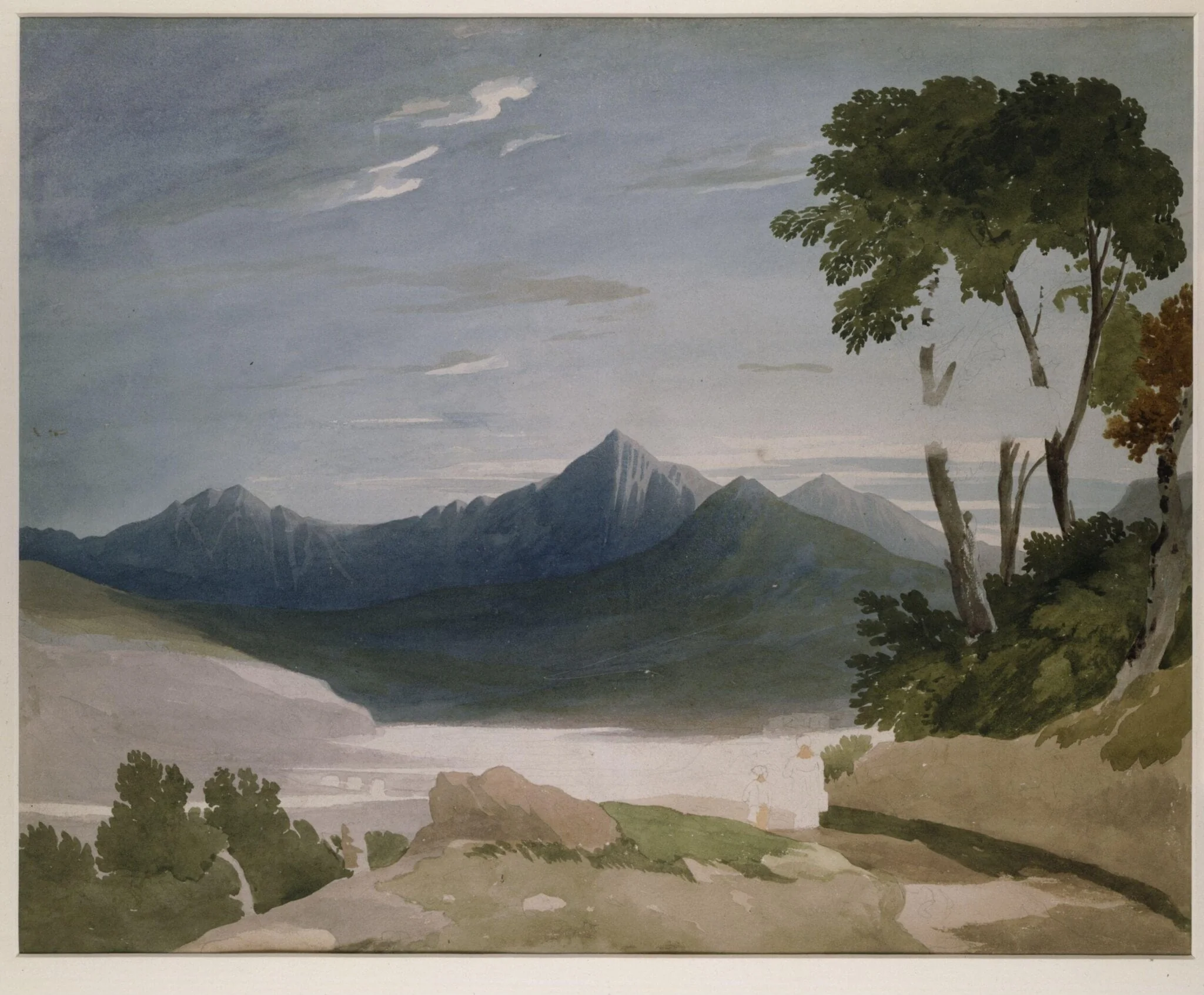 Snowdon, by John Varley, watercolor, 1800