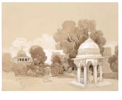 Album of topographical views in India