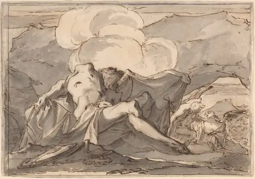 The Dead Christ with Angels