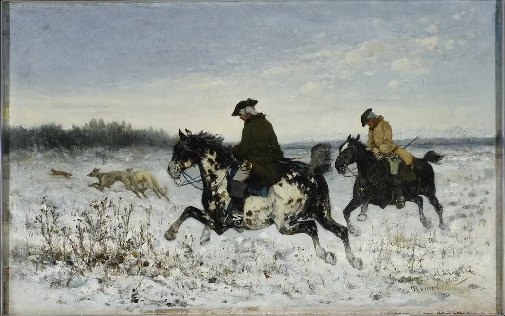 Hunting with greyhounds