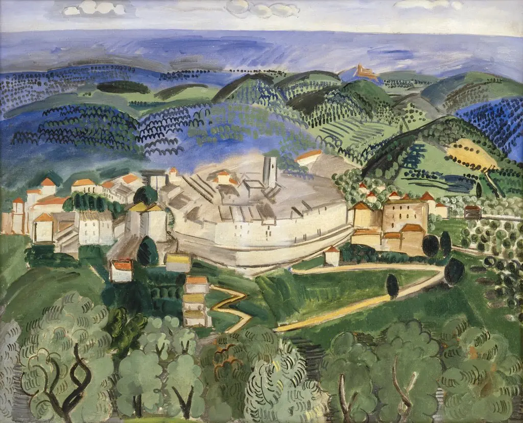 Landscape near Vence in Provence