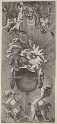 The Setting of the Sun with Chariots of Apollo and Diana