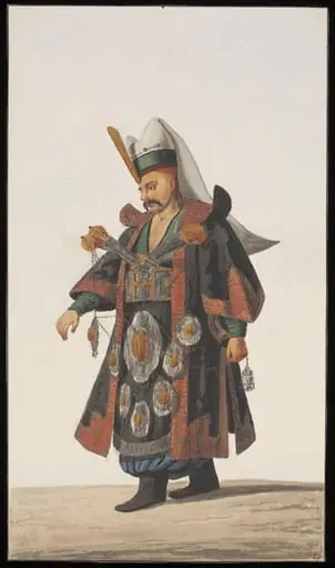 Ascibasi, or Commander of the Janisseries in ceremonial dress