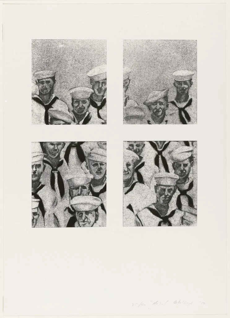 Untitled, by Richard Artschwager, ink, 1972