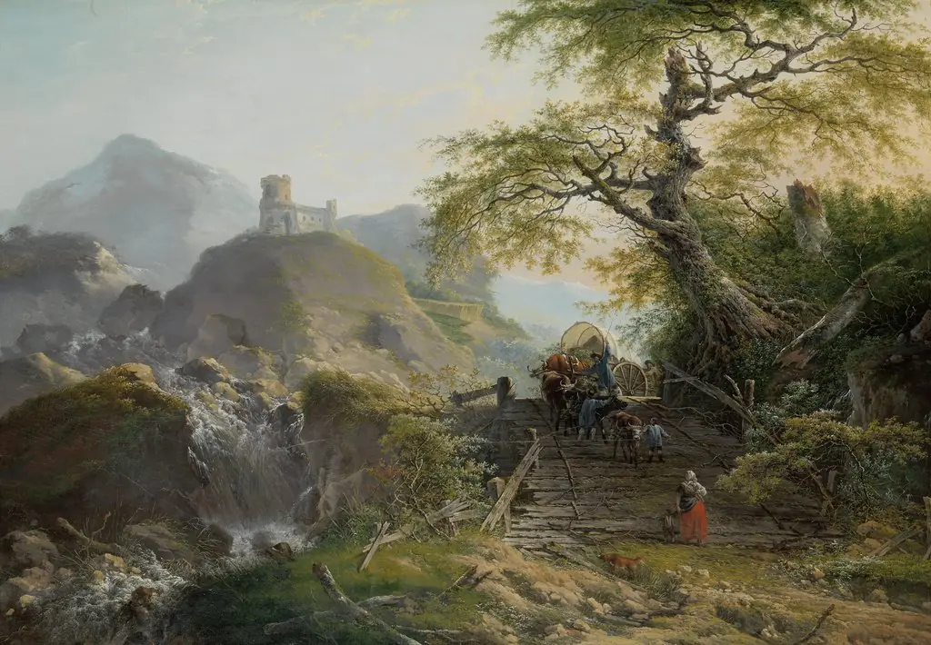 Mountainous Landscape near Düsseldorf
