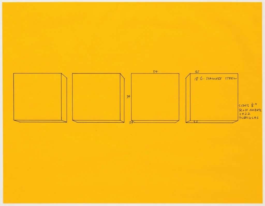 Untitled, by Donald Judd, paint, 1966