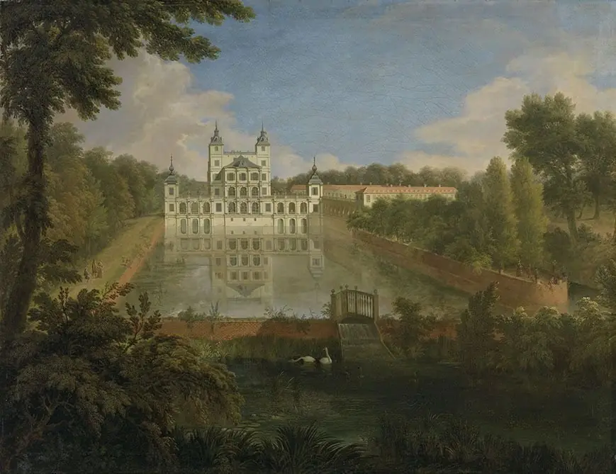 The old Schloss Benrath from the North