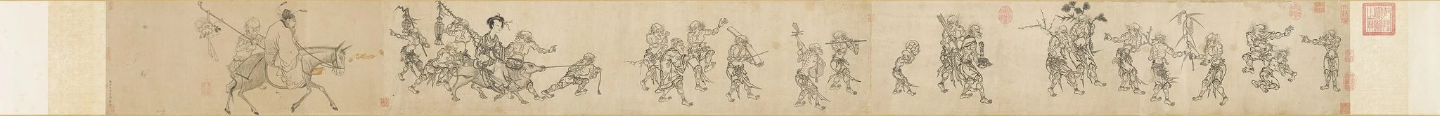 Chung K'uei Escorting His Sister's Wedding Procession