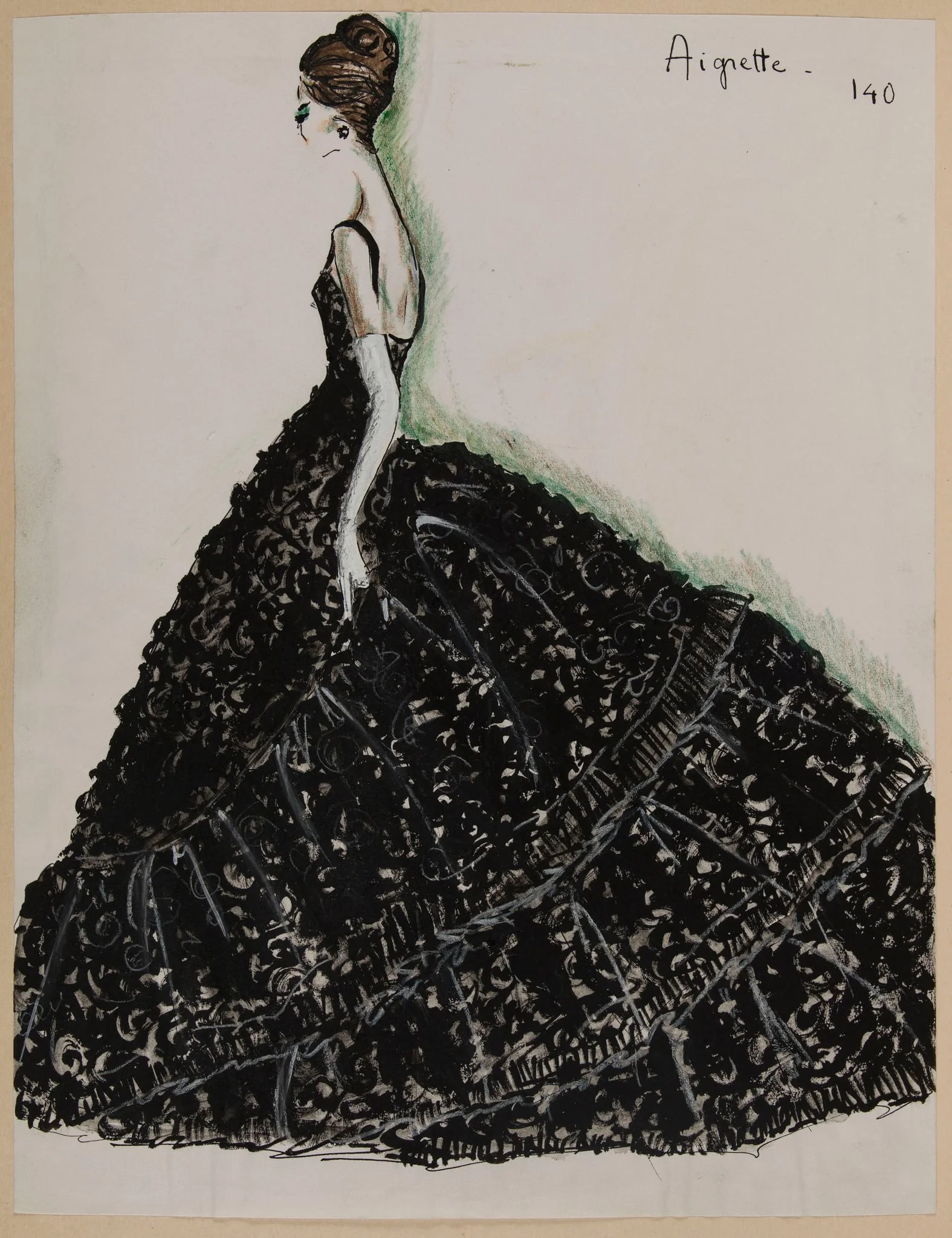 Aigrette, by Carven, 1960