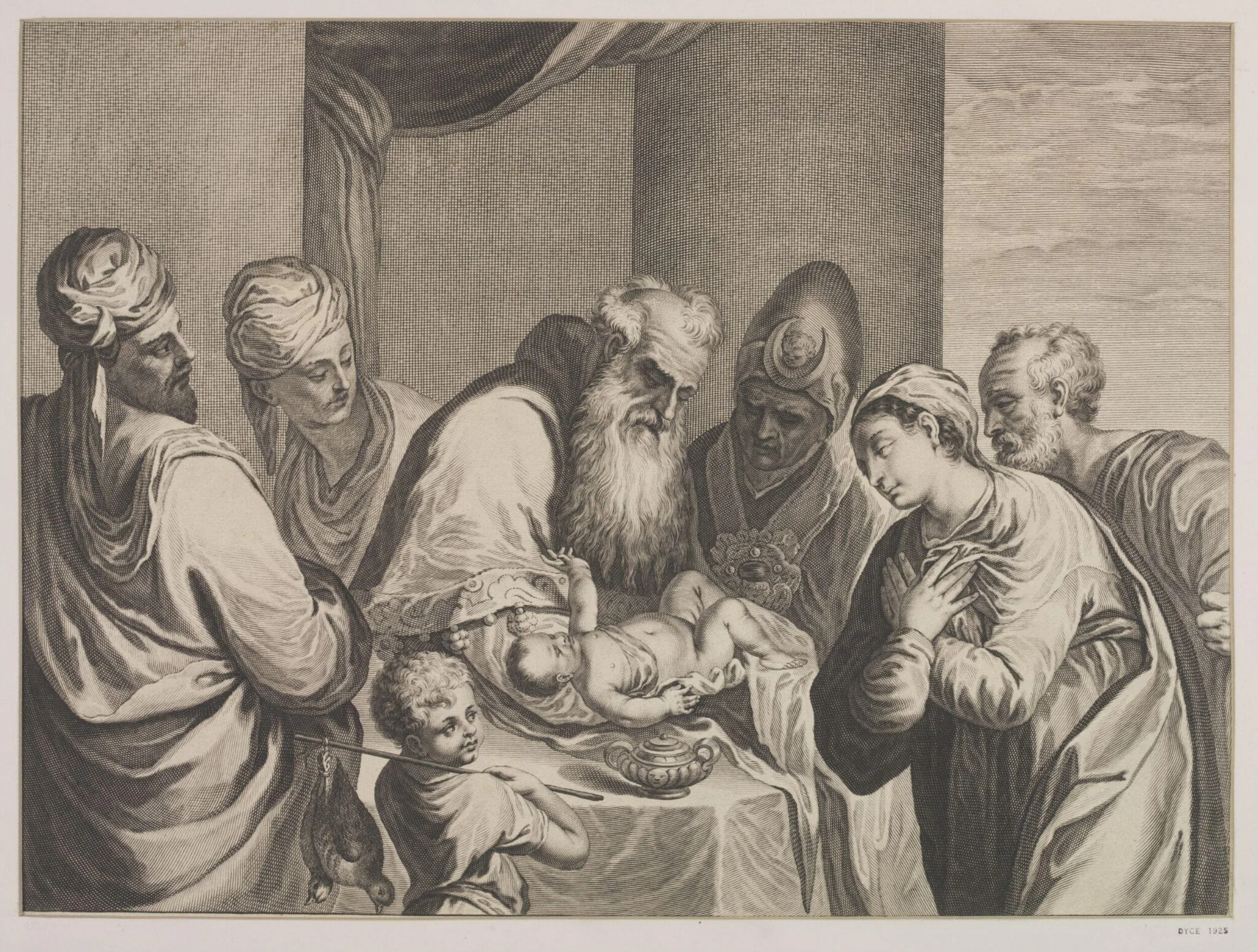 The Presentation in the Temple, by Jeremias Falck, 1650