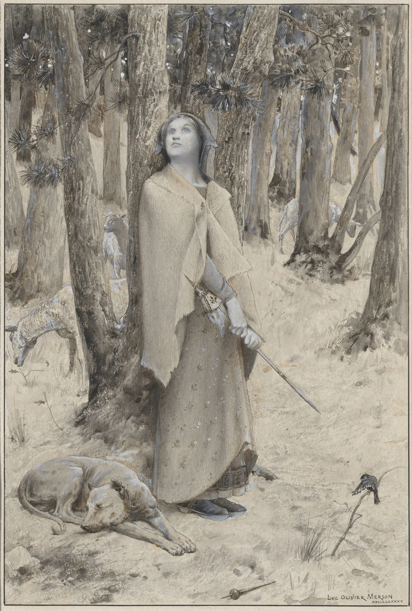 Joan of Arc Hearing the Voices
