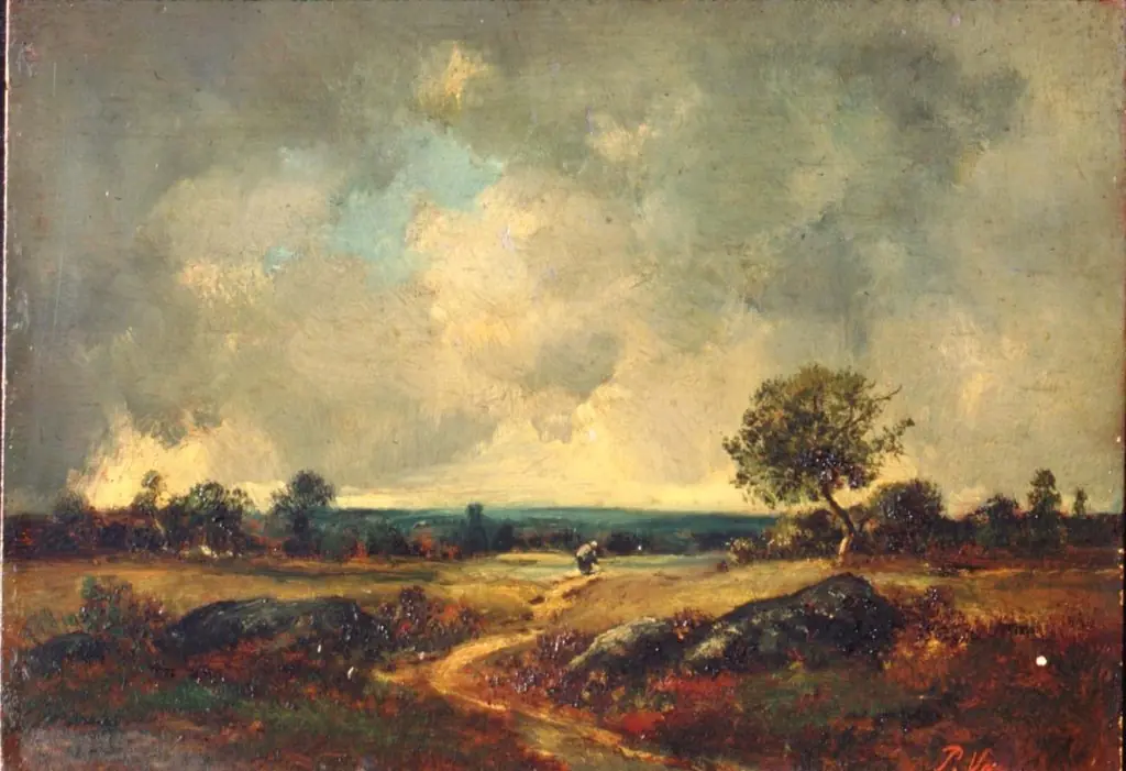 Landscape with Peasant Woman on a Path