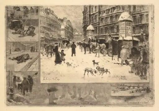 Winter in Paris (L’hiver à Paris or La neige à Paris)