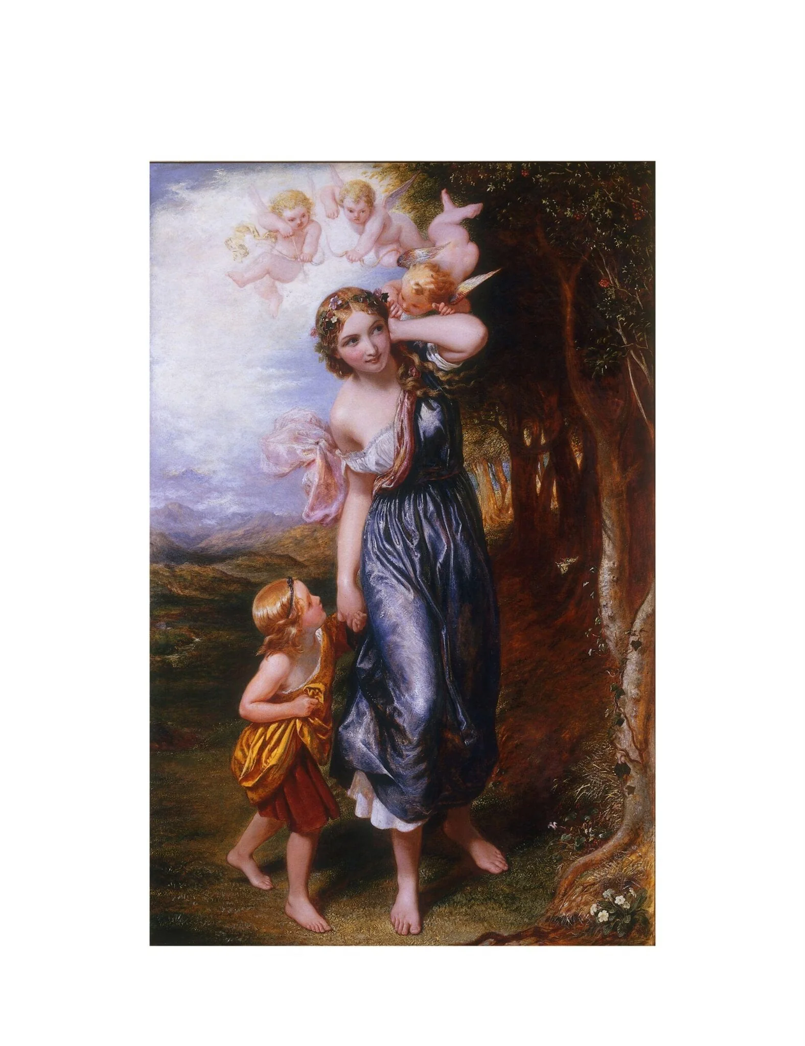 L'Allegro, by Charles West Cope, oil, 1848