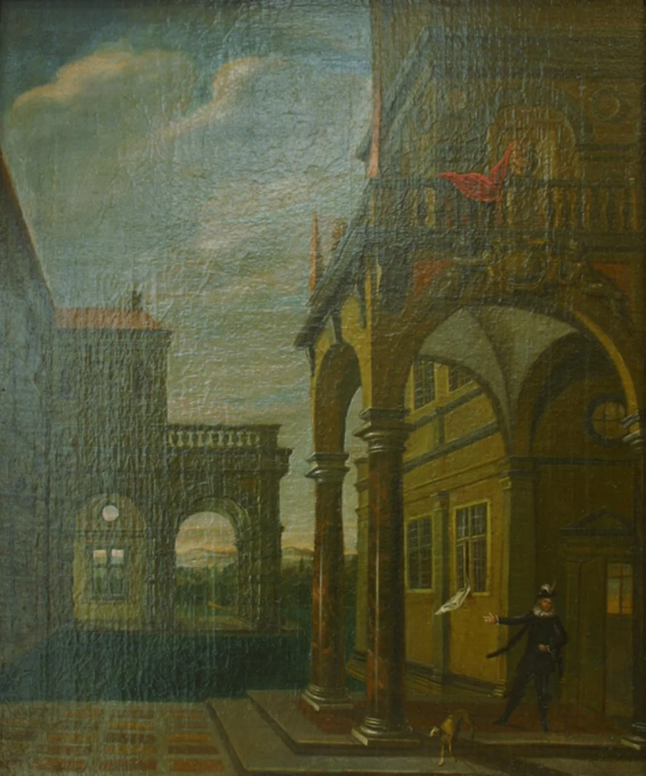 Arkitekturstykke, by Unknown, 1750