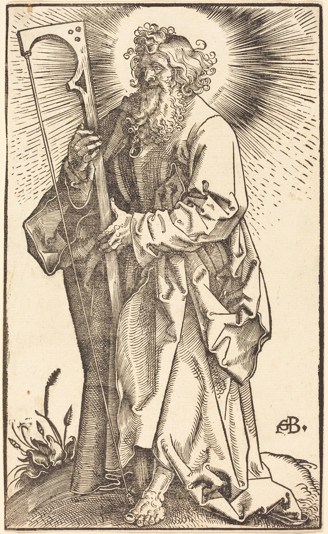 Saint James the Less, by Hans Baldung Grien, ink, 1519