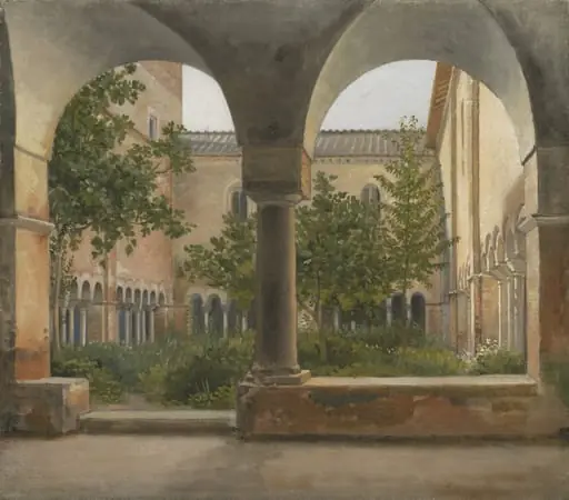 The Cloisters of San Lorenzo fuori le mura in Rome