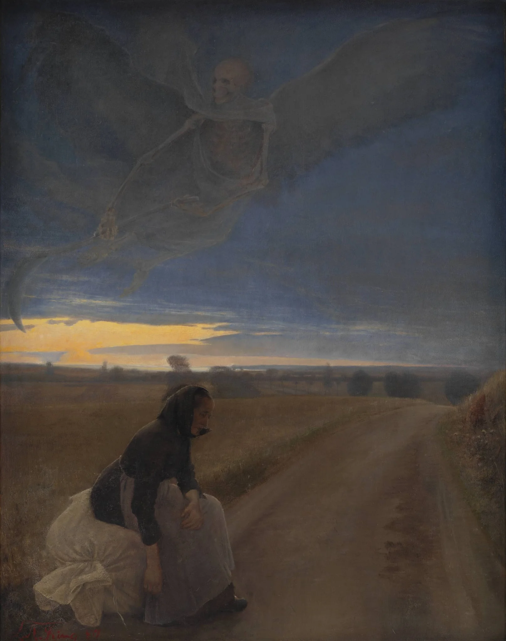 Evening, by Unknown, 1887