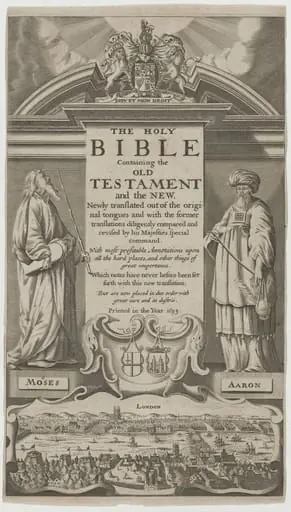 Title Page to the Bible