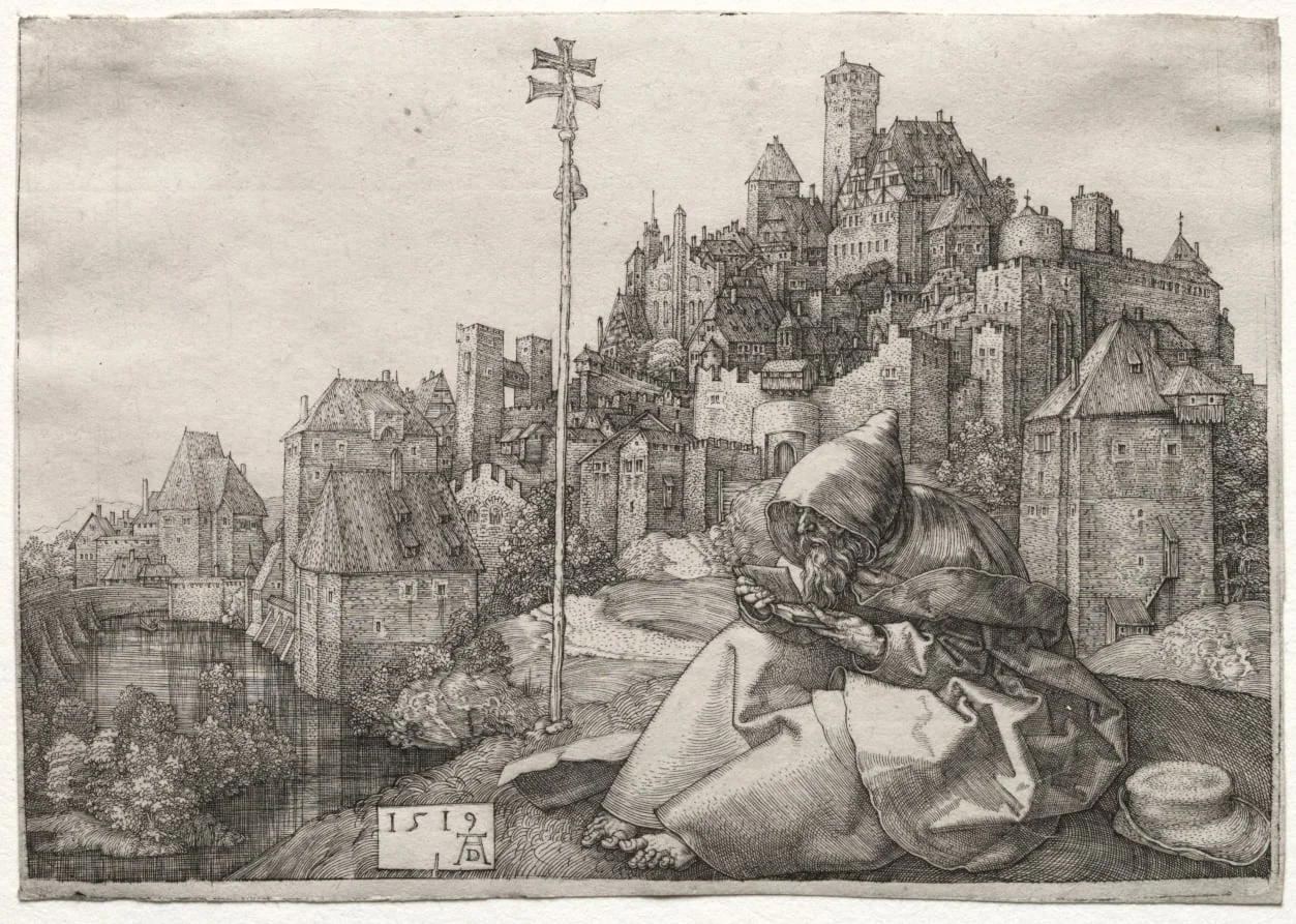 St. Anthony Reading, by Albrecht Dürer, 1519