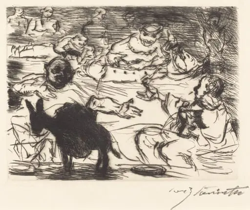 Das Gastmahl des Trimalchio: pl. V (The Banquet of Trimalchio: pl. V)