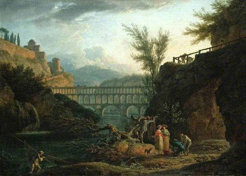 Noon, by Claude-Joseph Vernet, oil, 1760