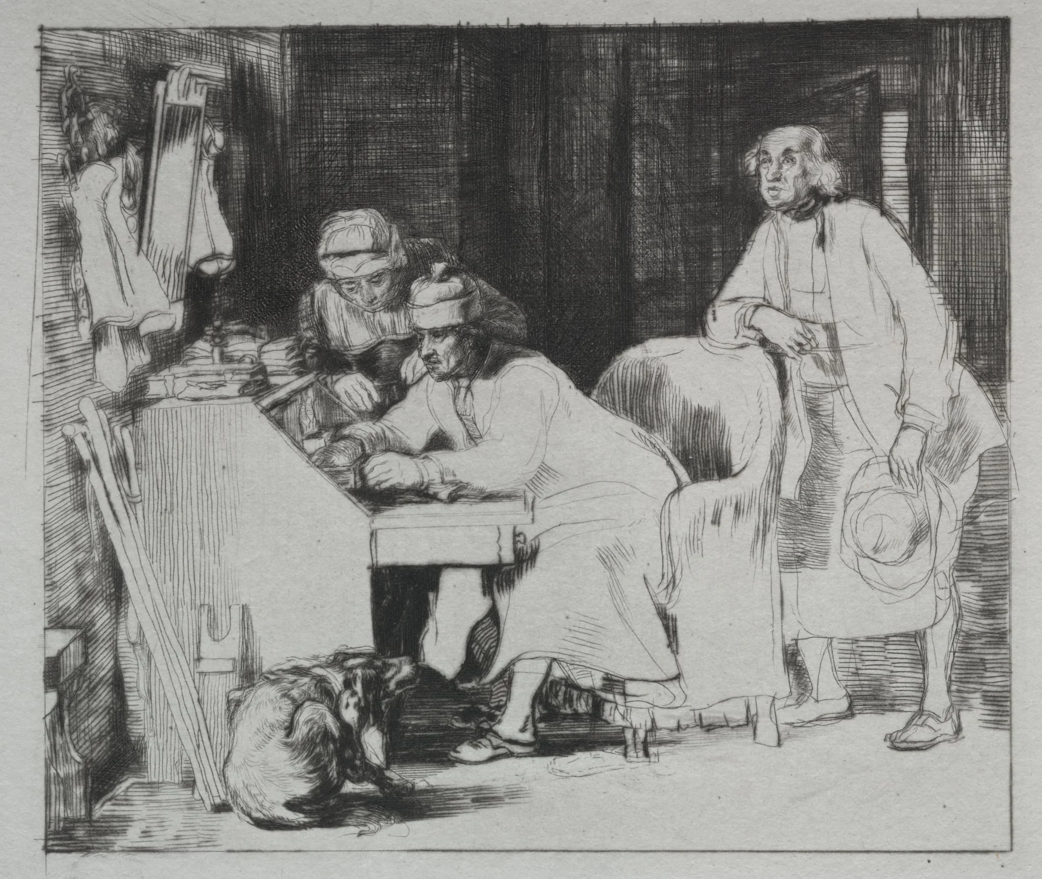 The Lost Receipt, by David Wilkie, 1824