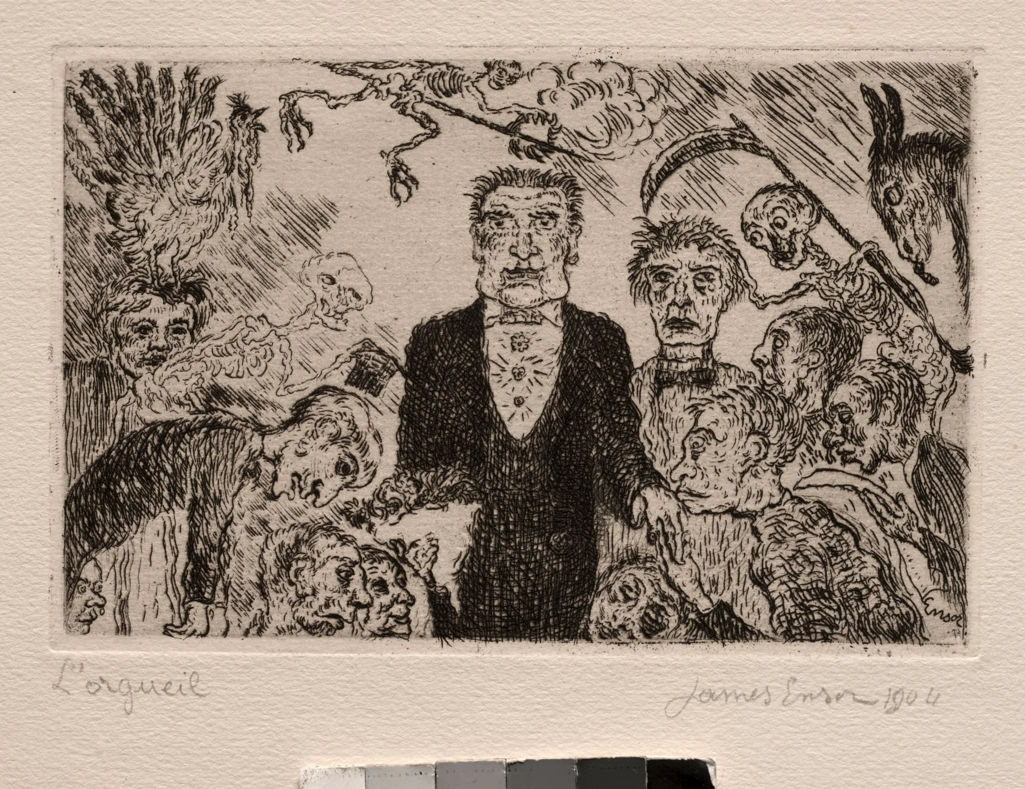 The Seven Deadly Sins: Pride, by James Ensor, 1904