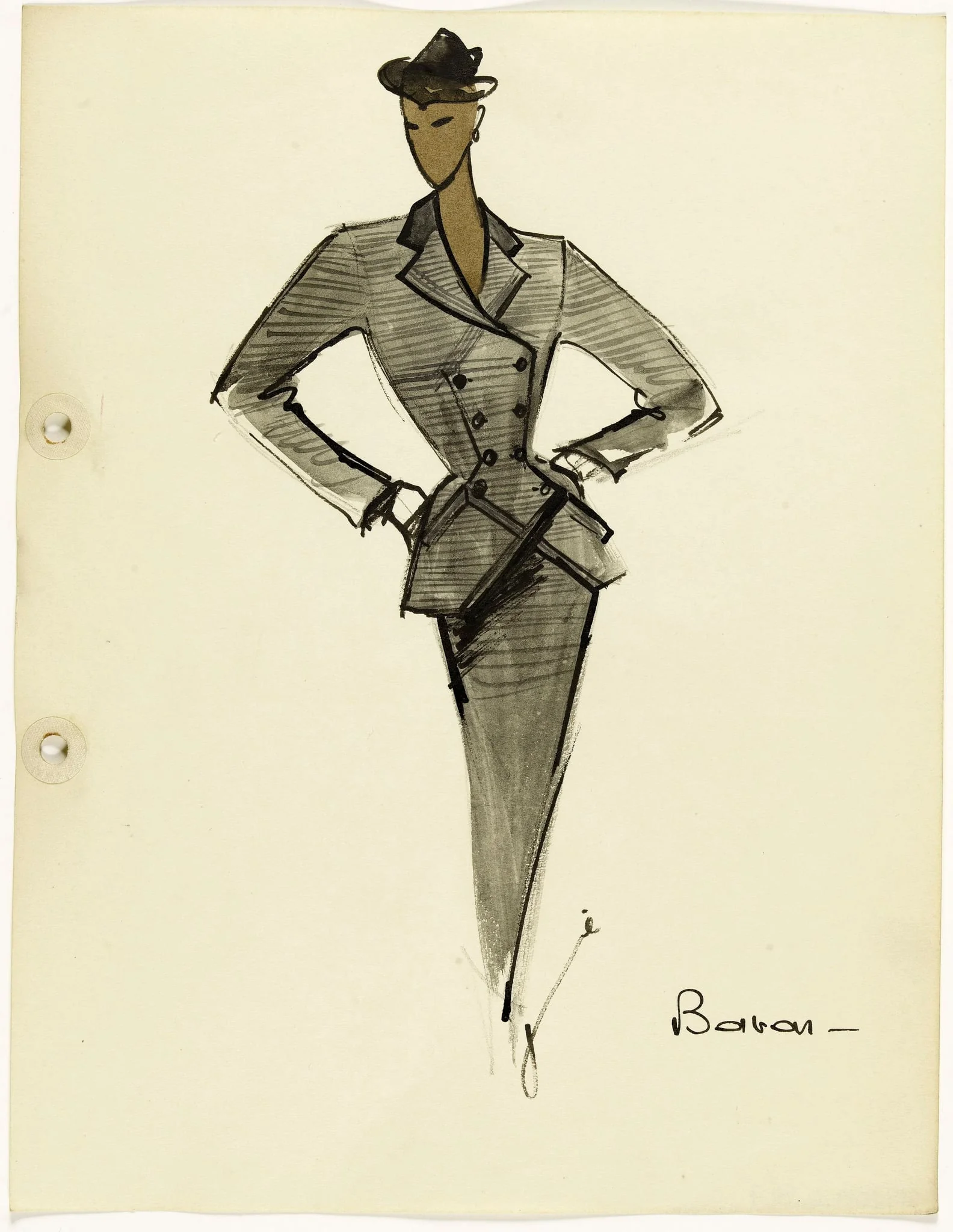 'babar', by Carven, 1951