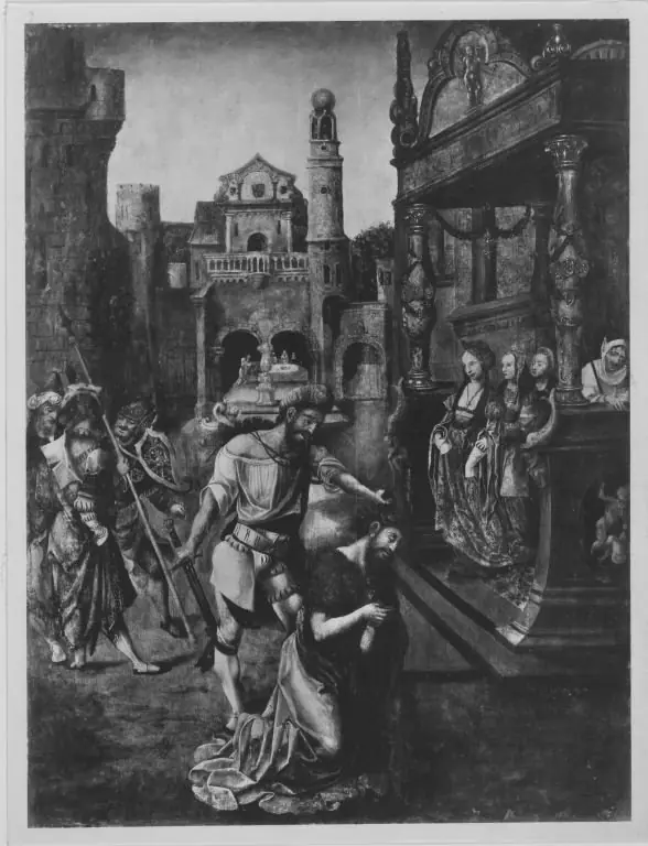 The beheading of John the Baptist