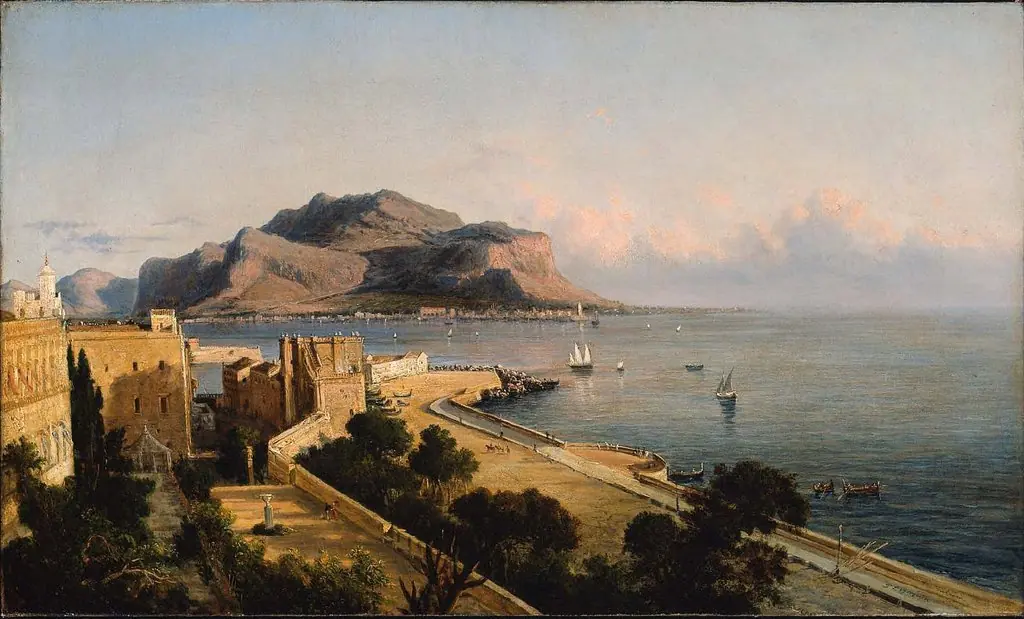 Monte Pellegrino at Palermo, Italy