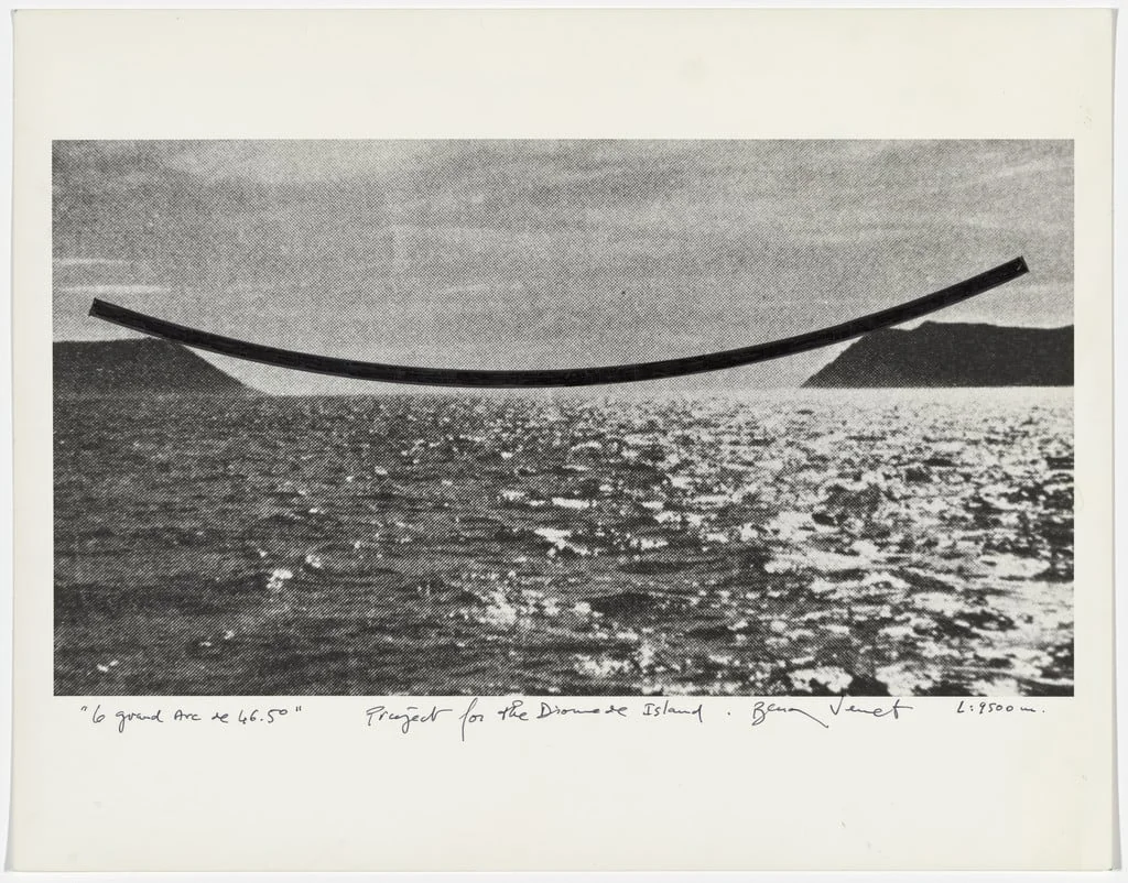 Untitled, by Bernar Venet, ink, 1989