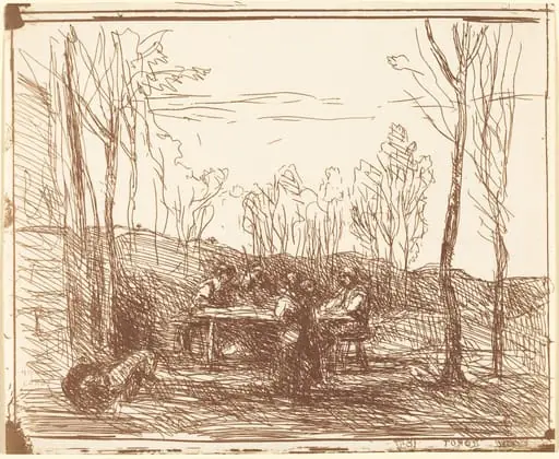 Luncheon in a Clearing (Un Dejeuner dans la clairiere)