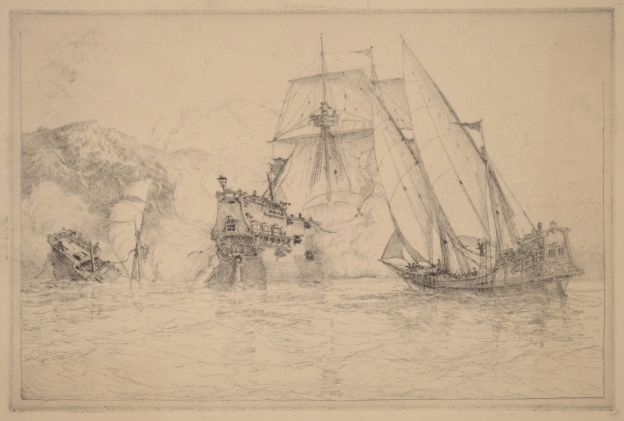 Ships Fighting