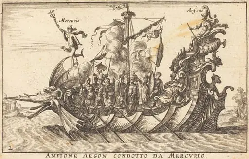 Anfione Argon condotto da Mercurio