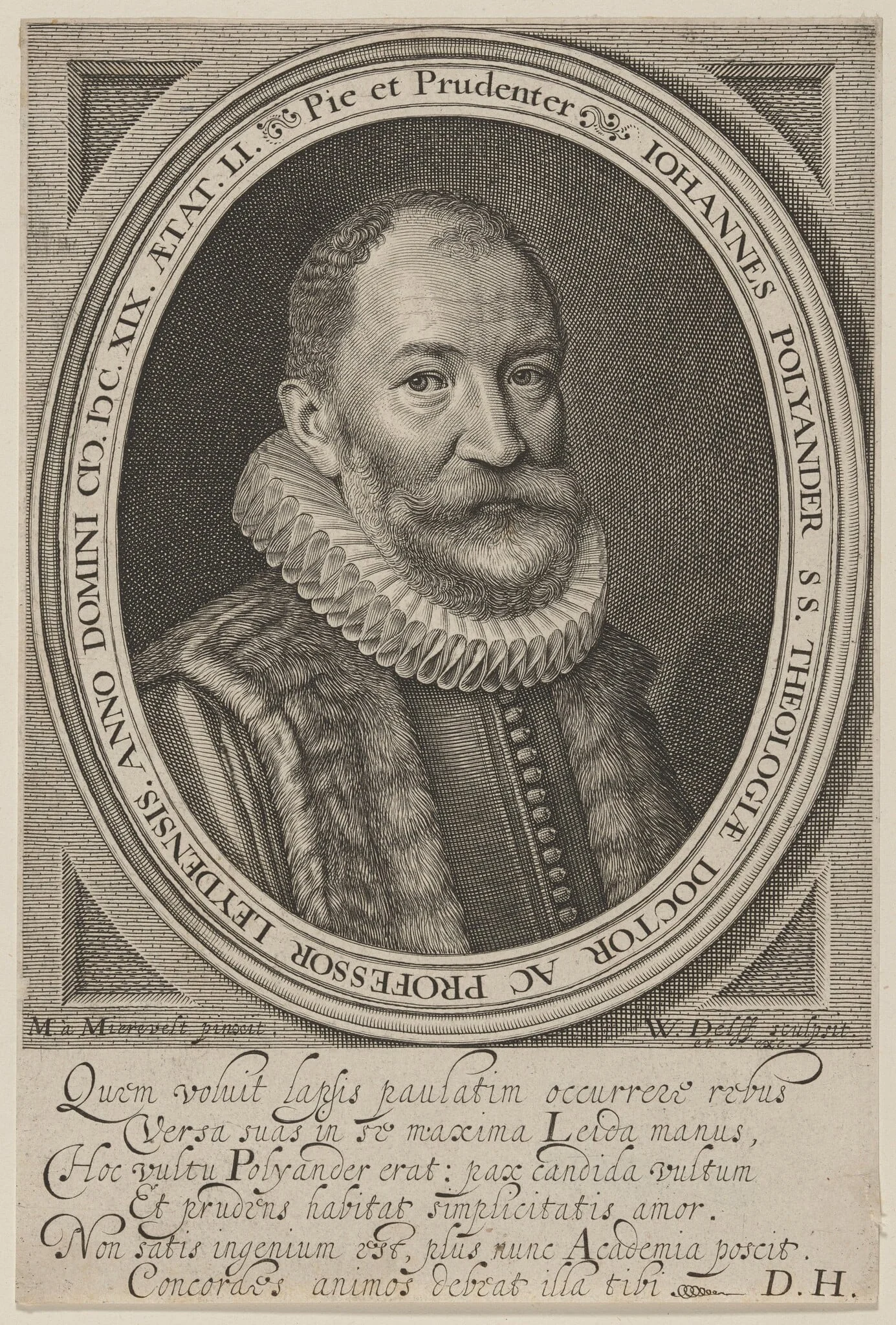 Johannes Polyander, Doctor of Divinity and Teacher