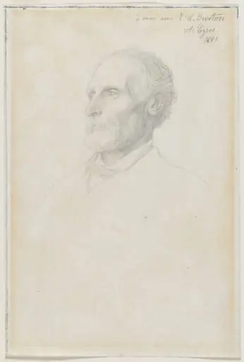 Portrait of Sir Frederick W. Burton, Director of the National Gallery, London
