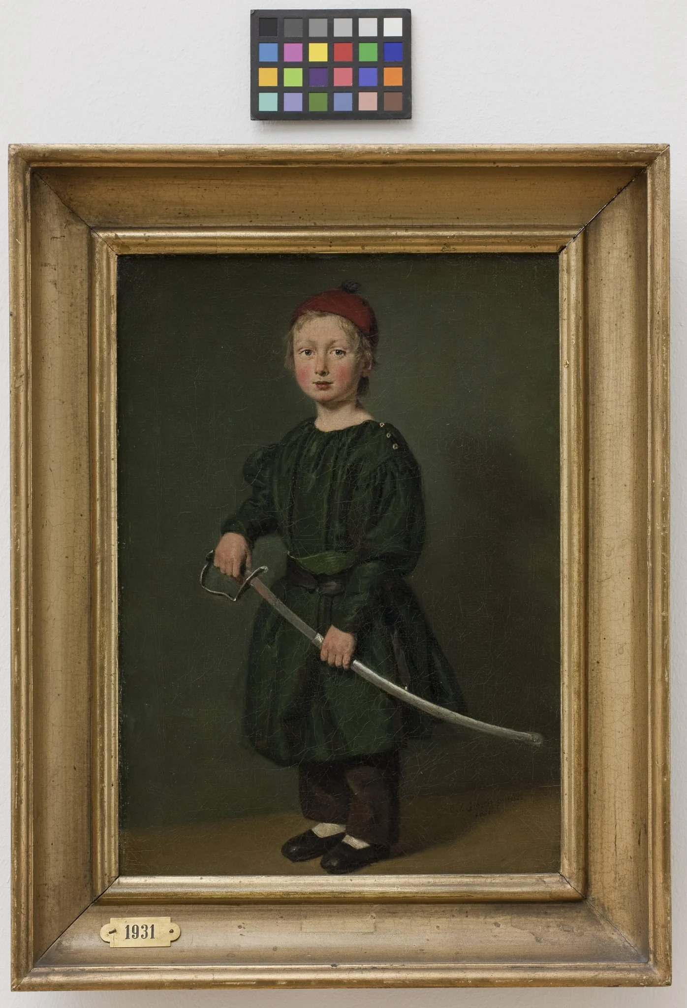One of the Artist's Sons, by Unknown, 1836