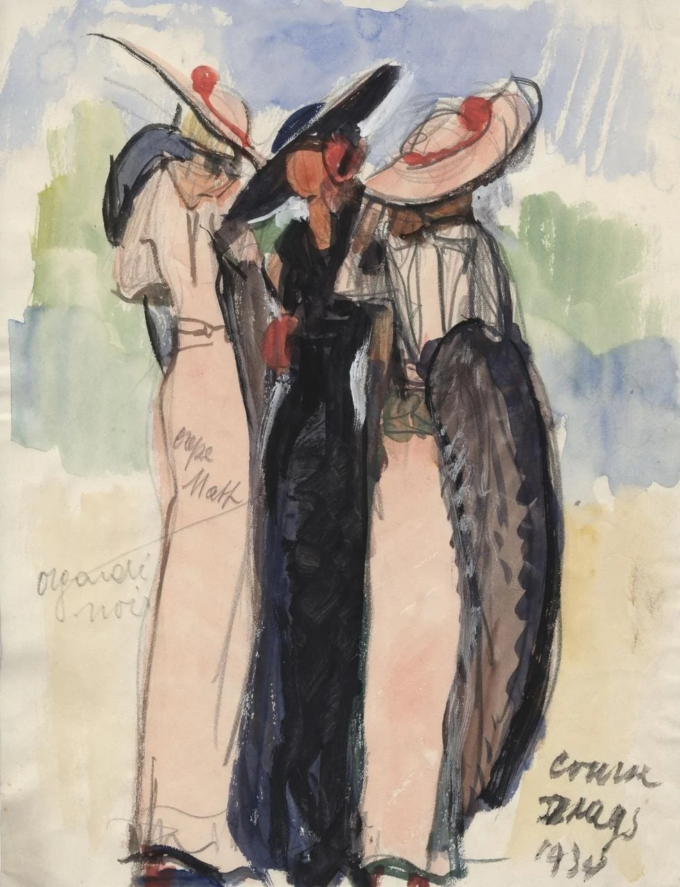 Skizze, by Emil Himmelsbach, unspecified, 1934