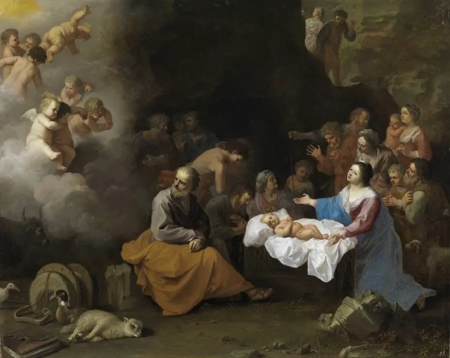 The adoration of the shepherds