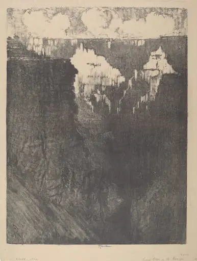 Sunset Cities in the Canyon