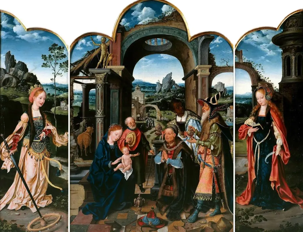 Adoration of the Magi with Sigismund I of Poland.