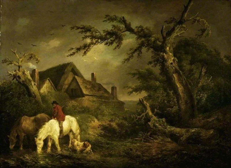 Watering horses